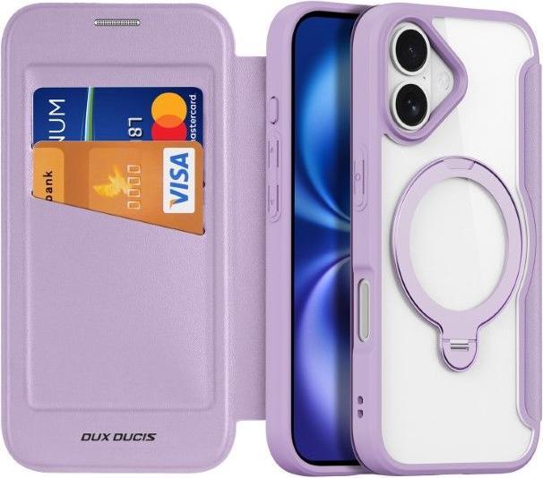 Produktbild Dux Ducis Skin X Pro 360° Ring Stand Series Lederhülle (Apple iPhone 17)