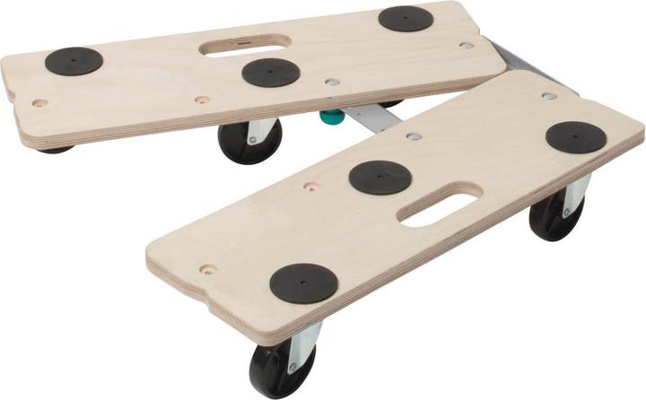 Produktbild wolfcraft 1 Möbelroller teilbar m.Bügel FT 350 B (300 kg)