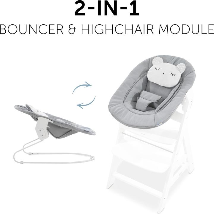 Produktbild Hauck Alpha Bouncer 2in1 Pastel Bear Light Grey