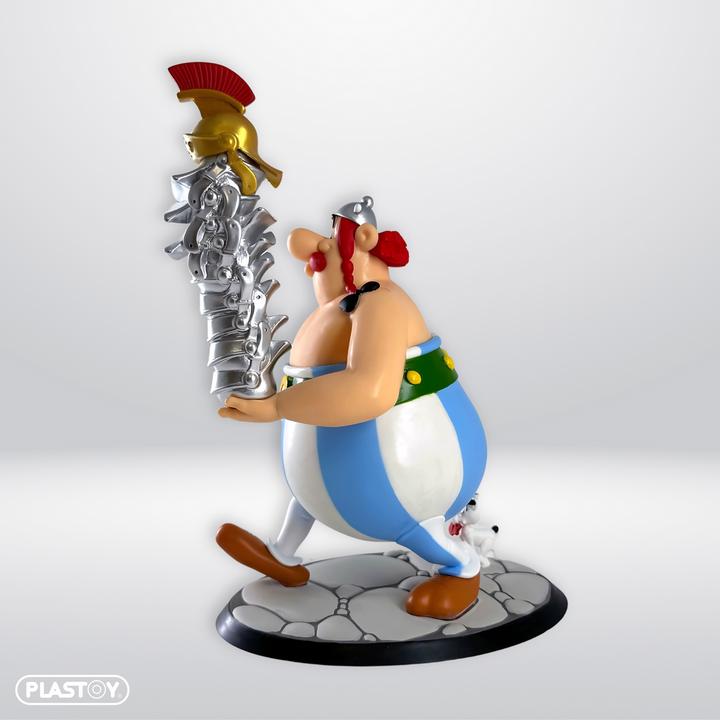 Image du produit Plastoy Figurine d'Astérix Obélix Pile de casques et Idéfix