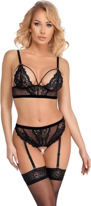 Actual product image Cottelli Collection Bra & Thong black XL (XL)