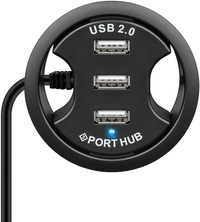 Actual product image Goobay built-in HUB (USB-A, 3 Ports)