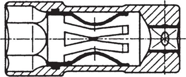 Immagine prodotto HAZET Chiave per candele 4766-2 cava quadrata 10 mm (3/8 di pollice) profilo esagonale doppio esterno 14 (14 mm)