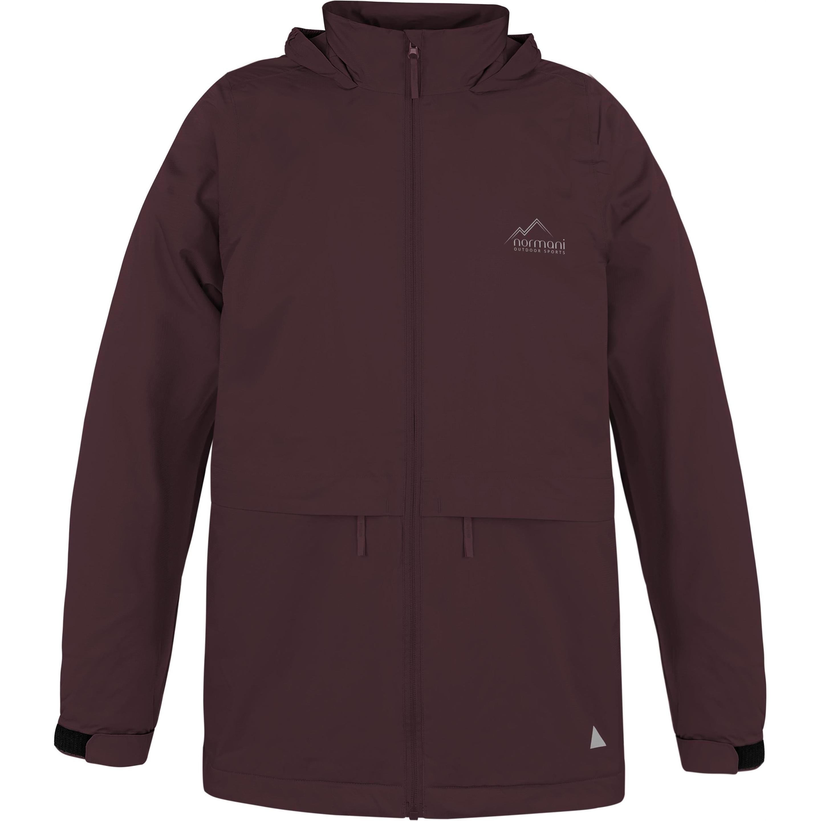 Normani, Herren, Jacke, Kinder Regenjacke mit Fleecefutter Taunton - 1119 (XXL), Rot, XXL