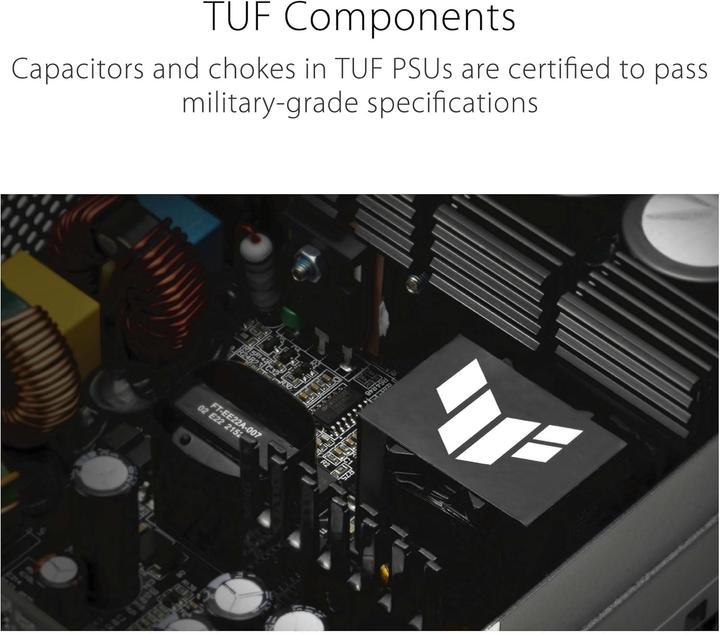 Immagine prodotto ASUS PSU TUF Gaming 1000W Edizione Oro Bianco (1000 W)