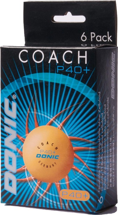 Actual product image Donic Coach P-40+ (6 pcs.)