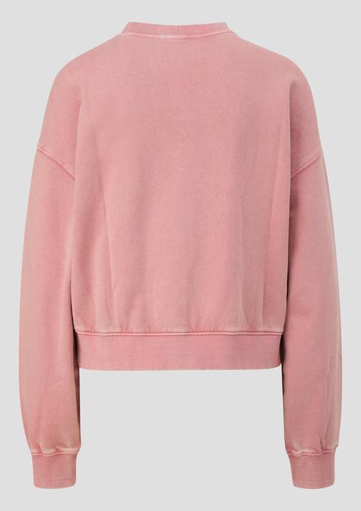 Produktbild s.Oliver Sweatshirt Gewaschenes Sweatshirt mit kleiner Stickerei (M)