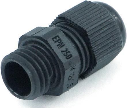 Aquatuning Gommino da 3 a 6,5 mm M12 nero
