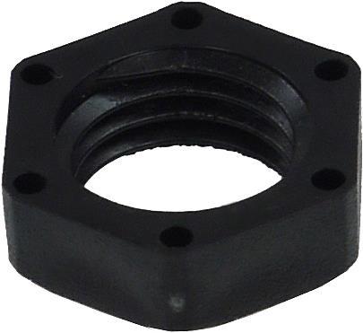 Aquatuning Plastic nut for M12 bushing (3 to 6.5mm)