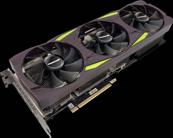 Actual product image Manli GeForce RTX 3070 Ti (8 GB)
