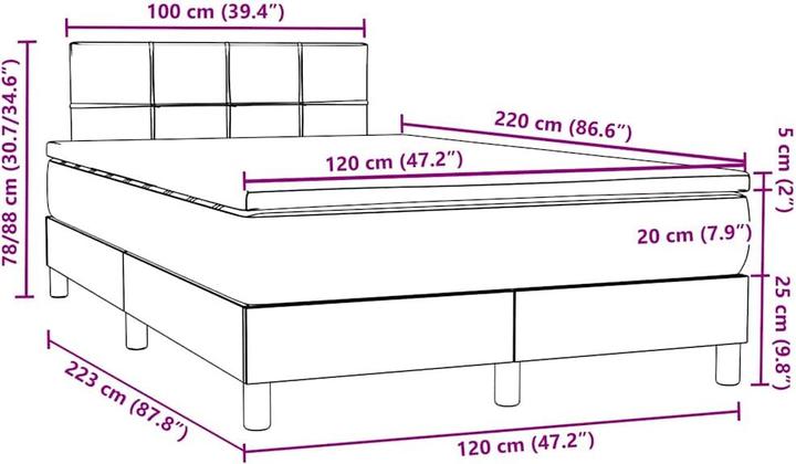 Image du produit vidaXL Marjeta (120 x 220 cm)
