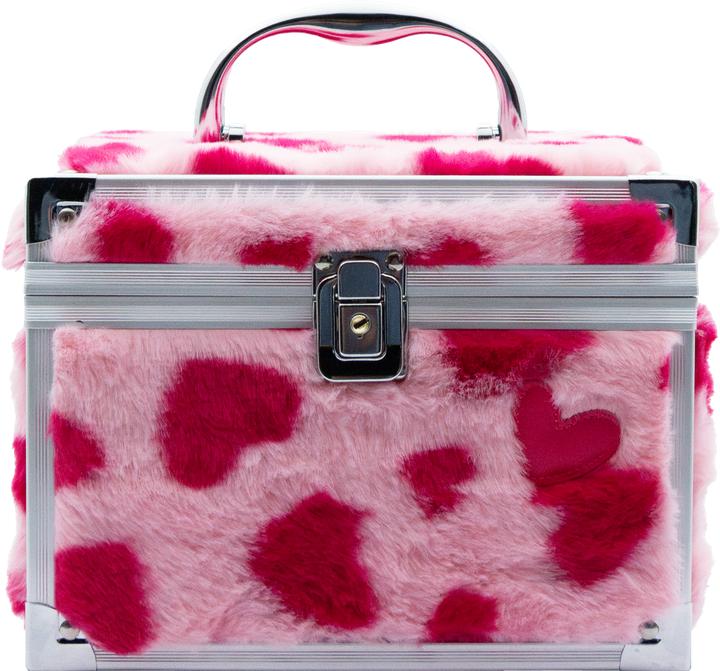 Actual product image Create It! - Love Filled Makeup Case Fluffy Hearts (84600)