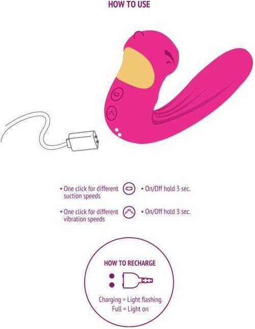 Image du produit Xocoon Celestial Love Vibe Stimulateur Fuchsia
