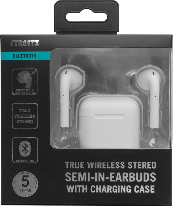 Actual product image Streetz TWS-0004 (No noise cancelling, 4 h, Wireless)