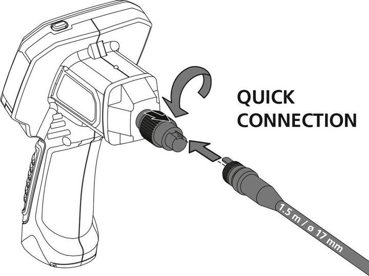 Actual product image Laserliner Endoscope camera VarioView Camera LED Ø 17 mm, 1.5 m