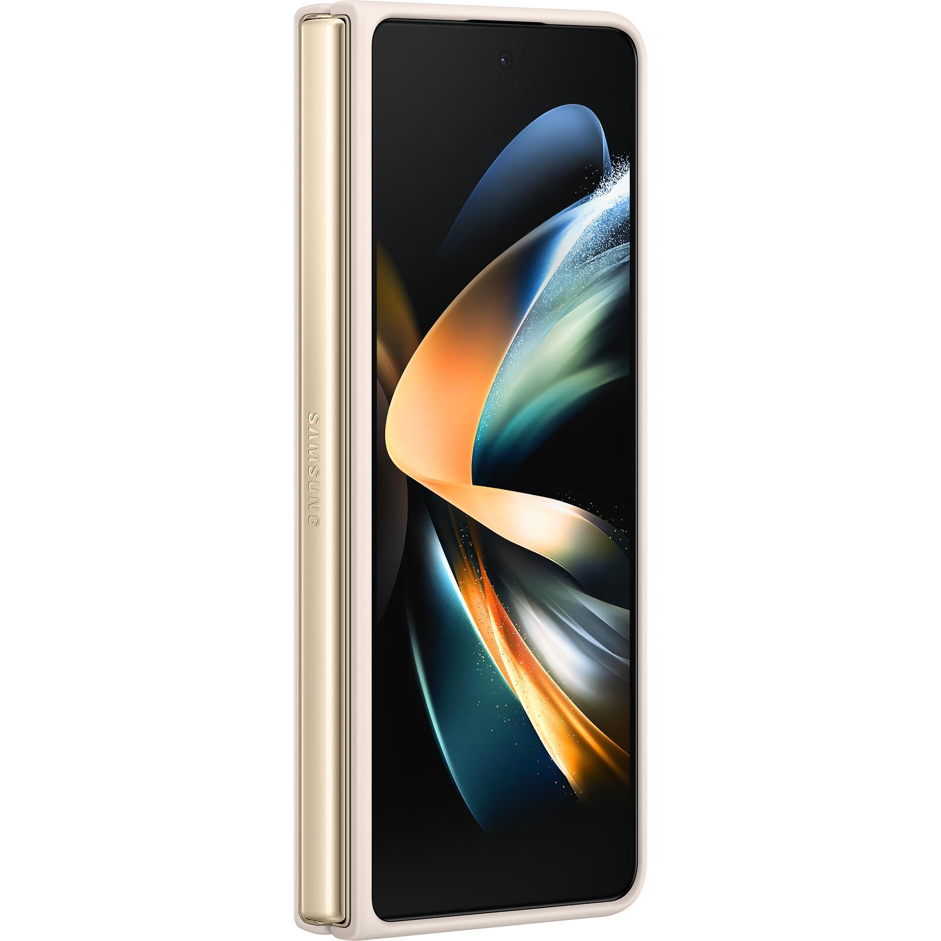 Thumbnail - Samsung Slim Standing Cover (Samsung Galaxy Z Fold4), Smartphone Hülle, Beige