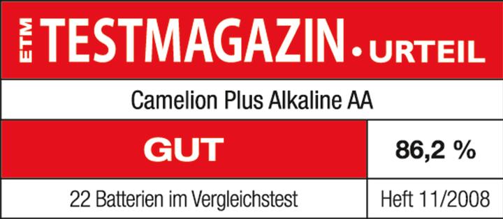 Produktbild Camelion Plus Alkaline LR6 AA Value Pack 8 Stück (8 Stk., AA, 2800 mAh)