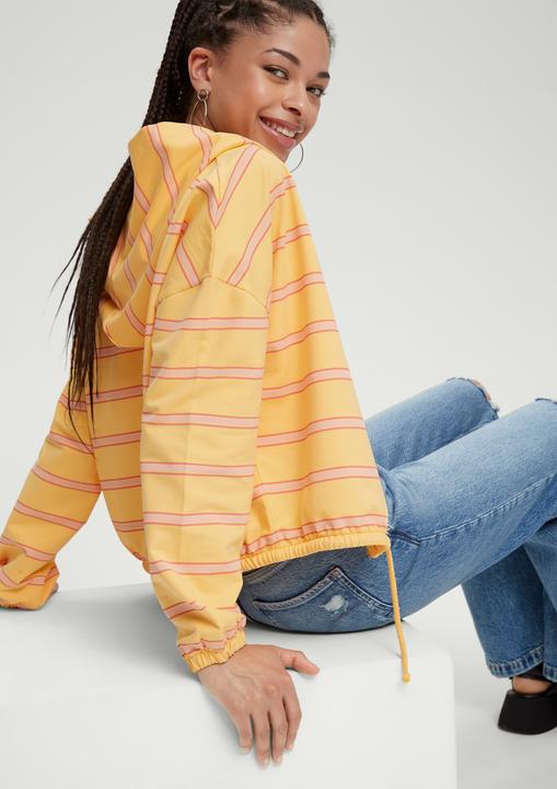 Produktbild s.Oliver Sweatshirt Kapuzenpulli mit Boxy Shape (S)