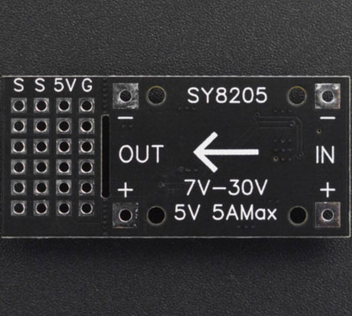 Actual product image DFRobot 7-24V to 5V 4A DC-DC Step Down Converter
