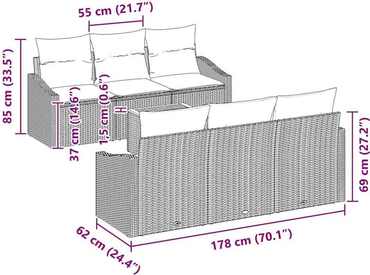 Produktbild vidaXL Colter