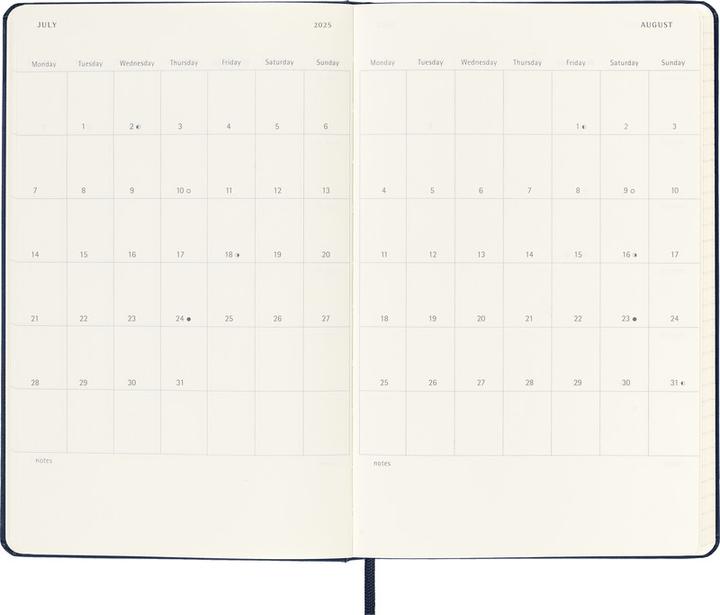 Productafbeelding Moleskine Bedrijfsagenda wekelijks (A5, Engels)