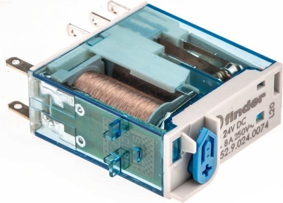 Produktbild Finder Relais 8A 24VDC 2-Wechsler mit LED