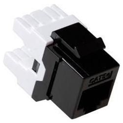 ACT CAT6 Keystone Jack unshielded punch down black. Type: C6 Black Keystone utp c6 punchdown bk (Keystone Modul), Netzwe...