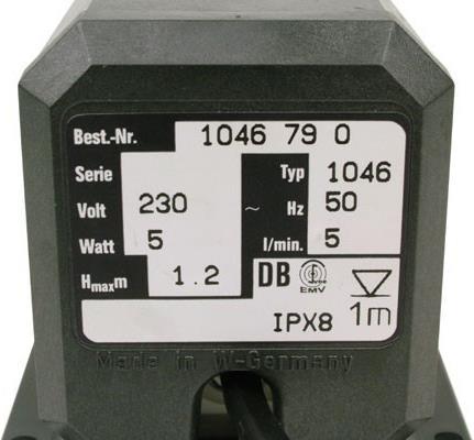 Produktbild Eheim 1046-790 230Volt Vollkeramiklagerung