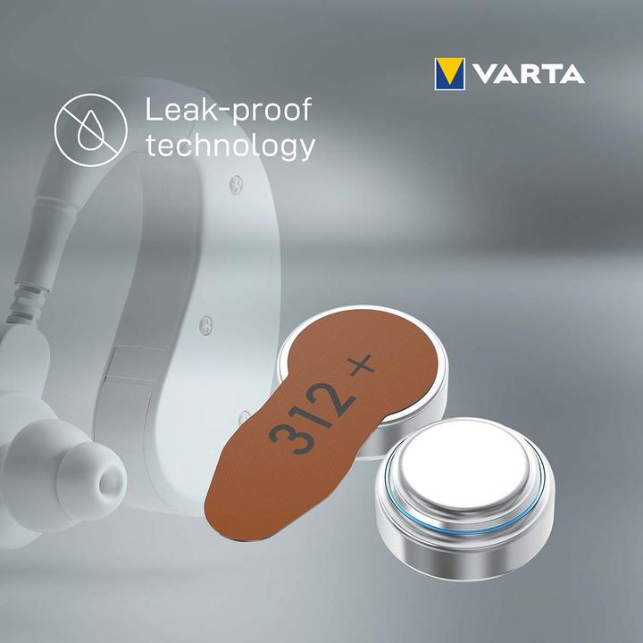 Produktbild Varta Hörgerätebatterie (8 Stk., A312, 180 mAh)