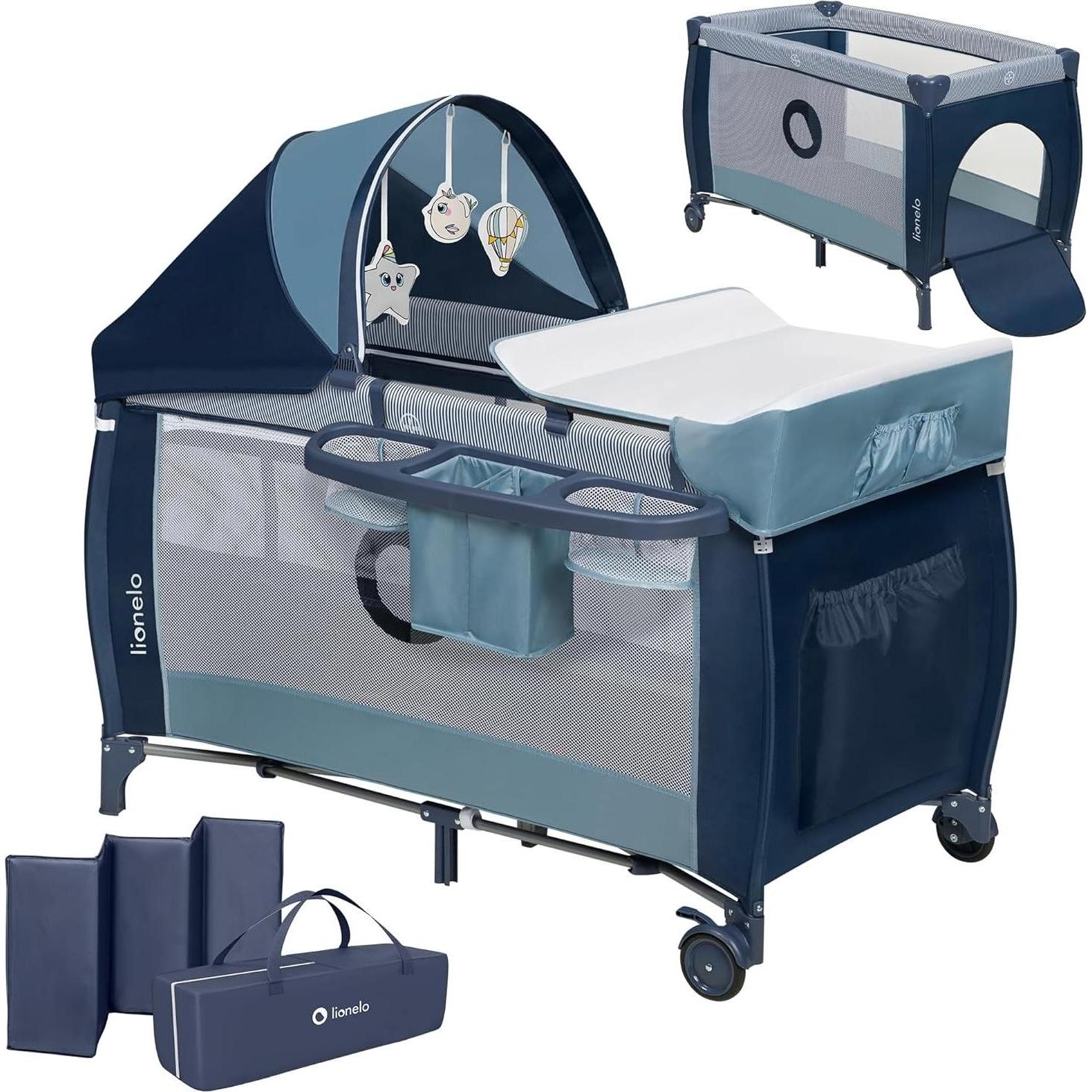 Lionelo, Lettino da viaggio, Sven Plus (60 x 120 cm)