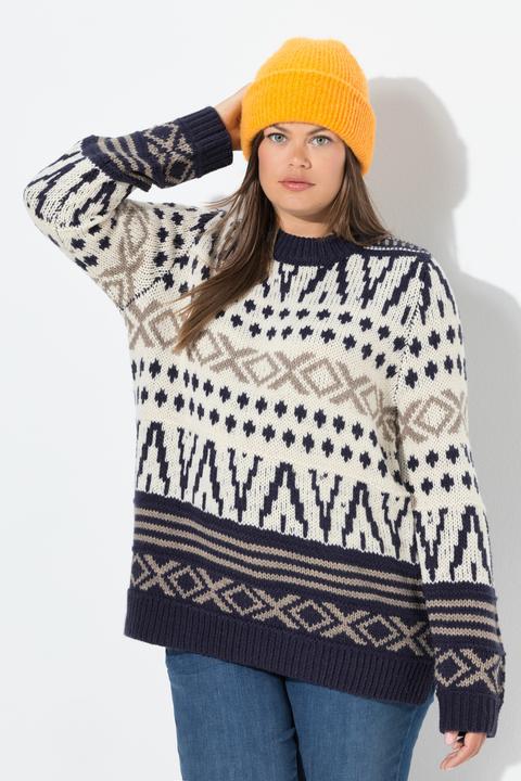 Produktbild Laurasøn Strickpullover, Troyerkragen, Langarm (58)