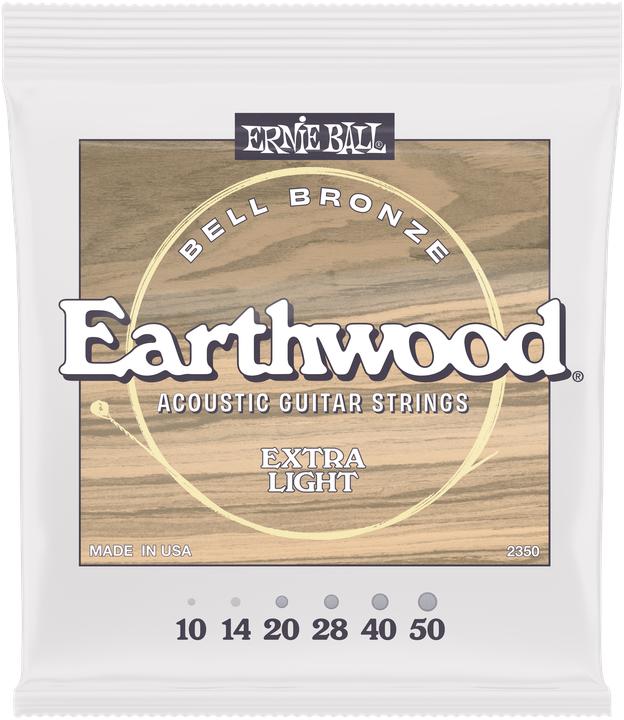 Produktbild Ernie Ball Saitensatz, Akustik, Extra Light Earthwood Bell Bronze, 10-50