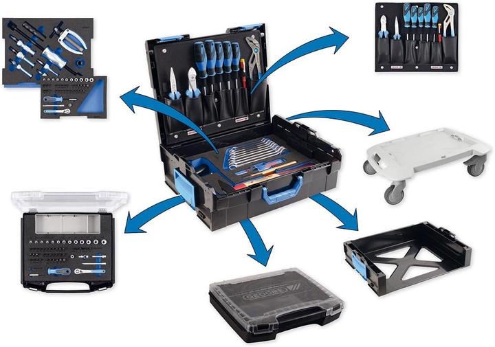 Actual product image Gedore 1100-03 L-BOXX 136 with 44-piece sanitary range (44 pieces)