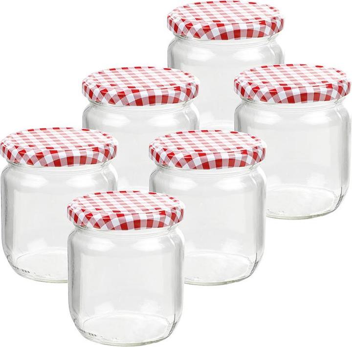 Produktbild Childhome Einmachglas mit Schraubdeckel (6 Stk., 0.43 l)