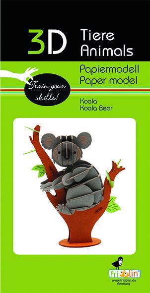 Actual product image Fridolin 3-D paper model "Koala"