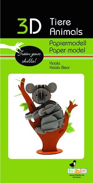 Produktbild Fridolin 3-D Papiermodell "Koala"