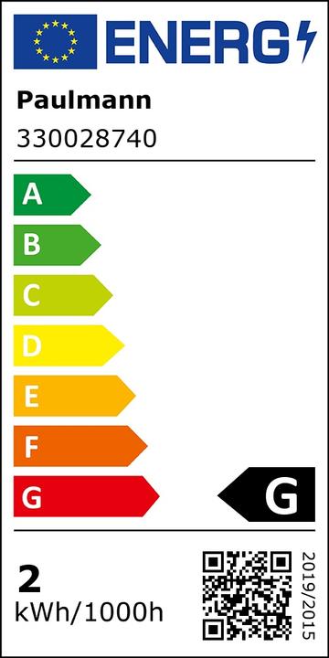 Energie-Label Paulmann LED Kerze (E14, 2 W, 140 lm, 1 x, G)