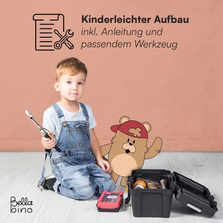 Produktbild Bellabino Kinder-Bücherregal mit 4 Fächern