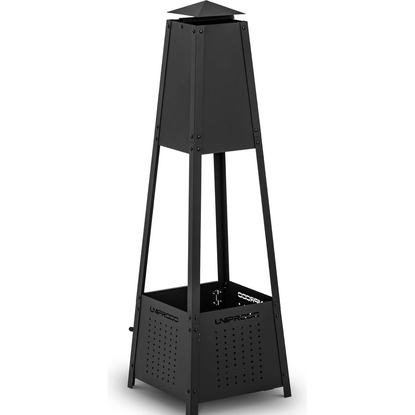 Uniprodo, Feuerschale, Feuerschale Feuerkorb Garten-Feuerkorb Garten-Feuerschale Feuerstelle Pyramidendesign (30 cm)