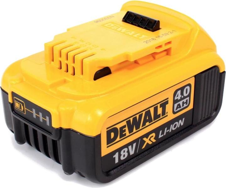 Actual product image DeWalt DCM 562 18V Li-Ion Cordless Blower + 1 x Battery DCB 182 18V 4,0 Ah - without charger (Rechargeable battery operated, Leaf blower)