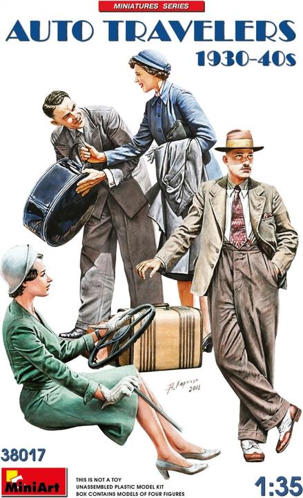 Actual product image Mini art Auto Travelers 1930-40s