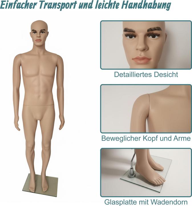 Actual product image Relaxdays mannequin