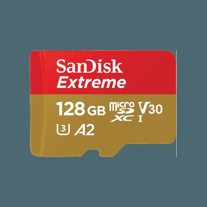 Produktbild SanDisk Extreme UHS-I V30 (128 GB, microSDXC, U3, UHS-I)