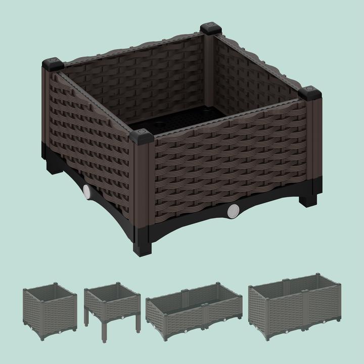 Actual product image Relaxdays Planter