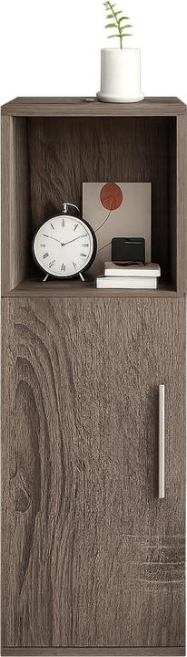 Produktbild VCM Nachtschrank | Masse ca. H. 90 x B. 30 x T. 35 cm | Beistelltisch mit Drehtühr | Nachttisch - Narila (30 x 35 x 90 cm)