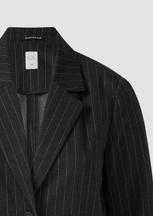 Immagine prodotto s.Oliver Indoor-Blazer Gemusterter Blazer aus Interlockjersey (46)