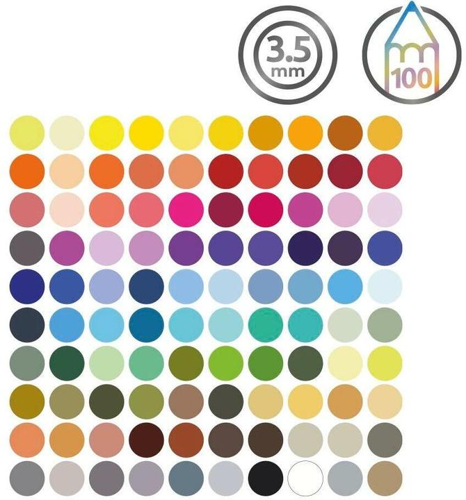 Actual product image Derwent Coloured pencils Chromaflow Professional 100 pieces (3.50 mm, 100 x)