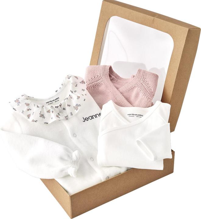 Produktbild Vertbaudet Baby Geschenk-Set zur Geburt: Jäckchen, Strampler & Body (86)