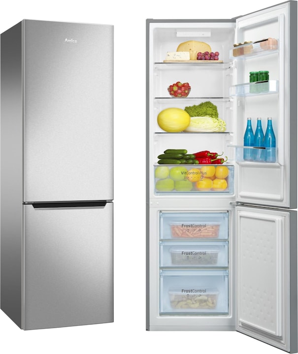 Produktbild Amica Amic K?hGefKo KGCL 387 155 E, 54cm Edels 178cm hoch. FrostContr. VitContr+, EEK D (262 l)