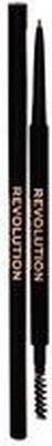 Actual product image Makeup Revolution Precise Brow Pencil (Medium Brown)